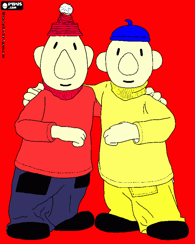 Omalovánka pat a mat kukd