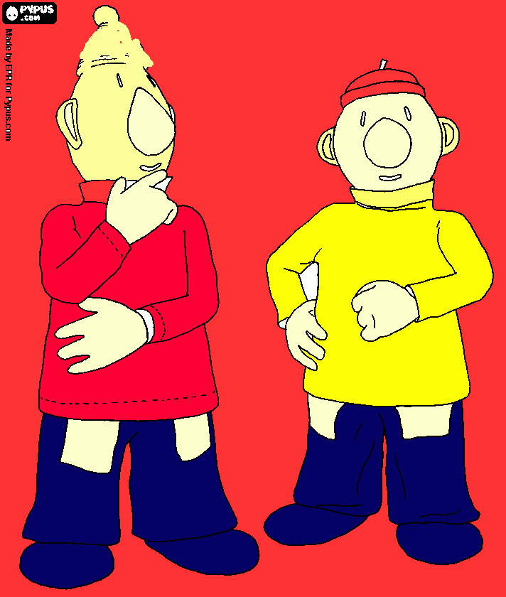 Omalovánka pat a mat vyfarbovačka