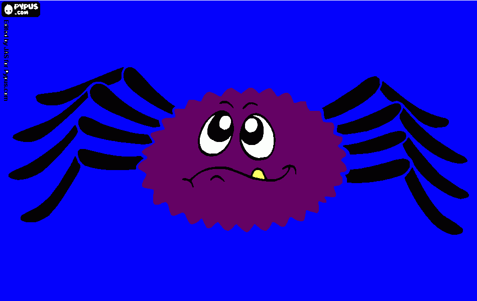 Omalovánka Pavoucek Hlavonozka