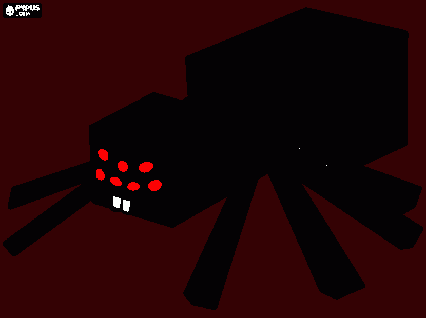 Omalovánka Pavouk:)