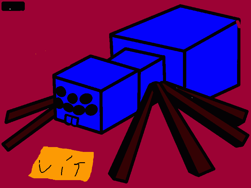 Omalovánka pavouk černoočka z lega