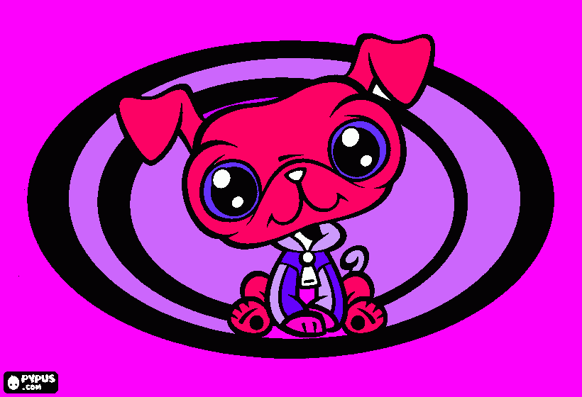 Omalovánka pecops pes