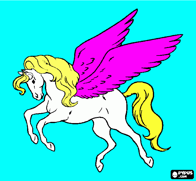 Omalovánka Pegásek