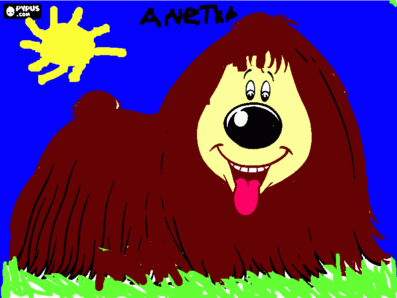 Omalovánka pejsek doogle