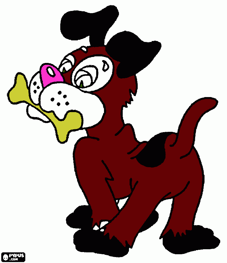 Omalovánka PEJSEK PRO BABIČKU