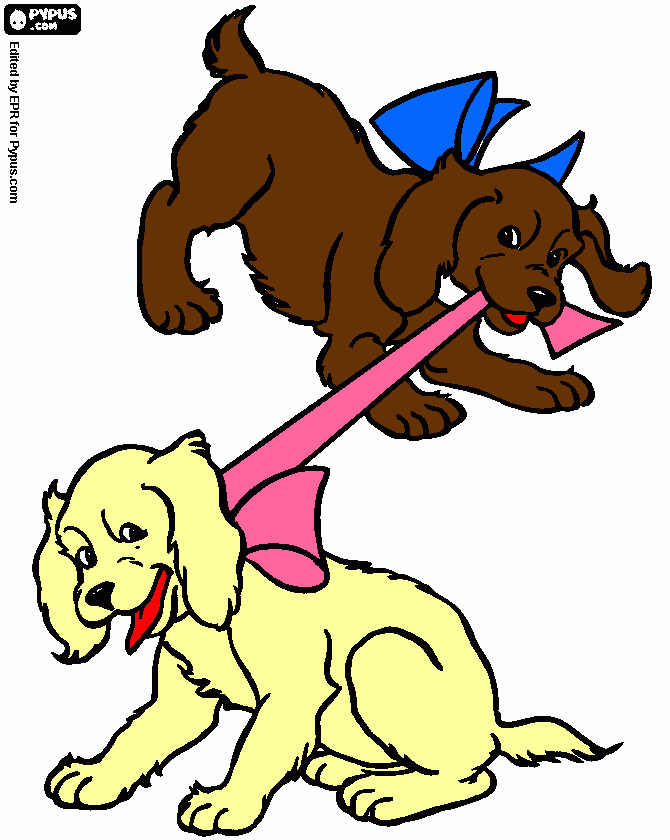 Omalovánka pejskové