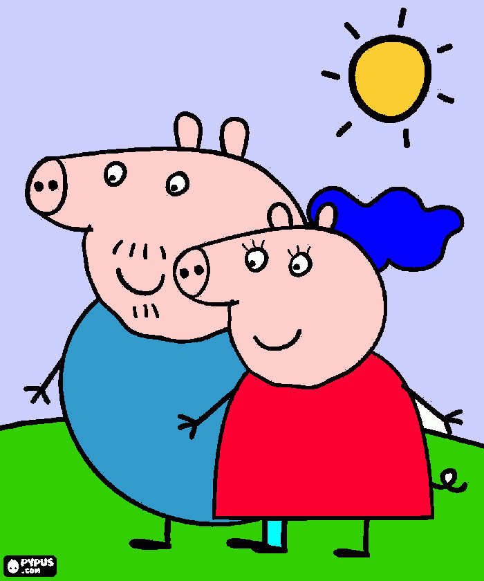 Omalovánka pepa pig