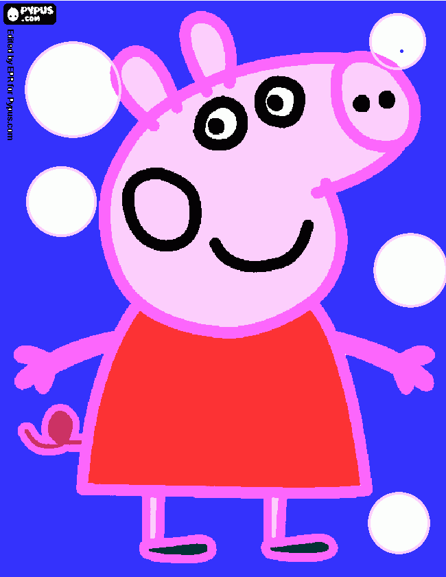 Omalovánka Peppa ve sněhu