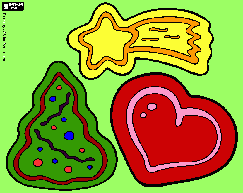 Omalovánka perníčky