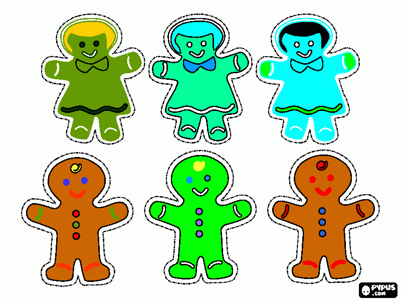 Omalovánka perníčkz