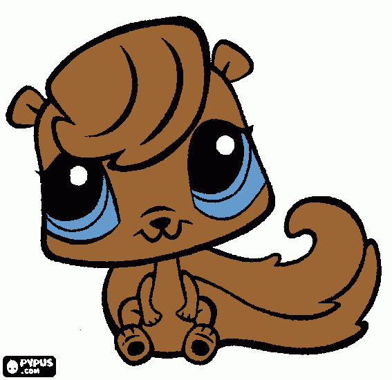 Omalovánka pet shop