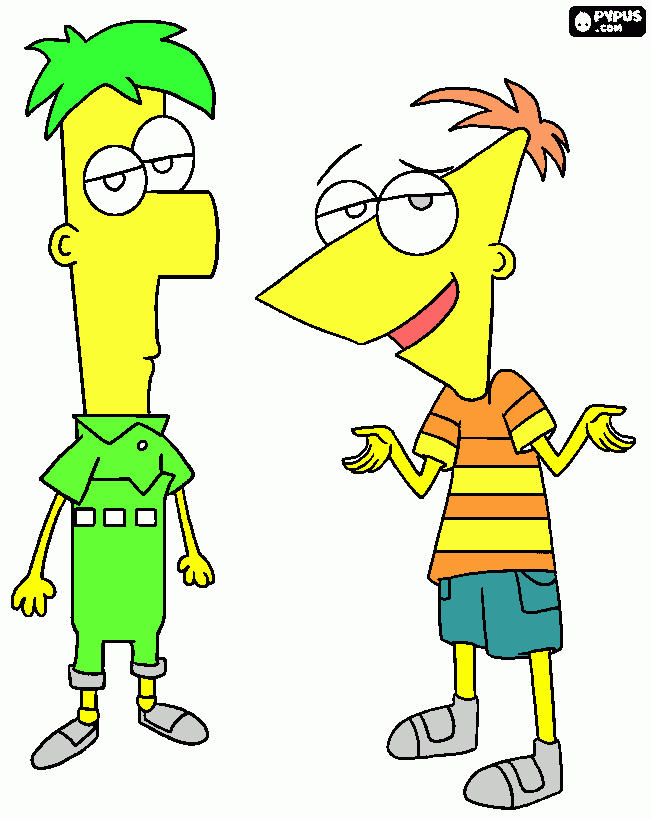 Omalovánka Phineas 2