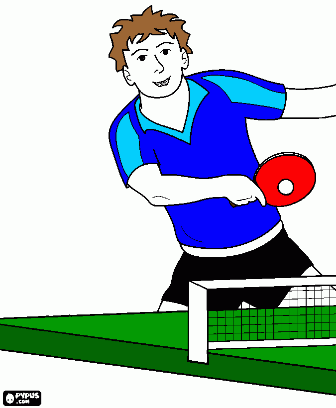 Omalovánka pingpong