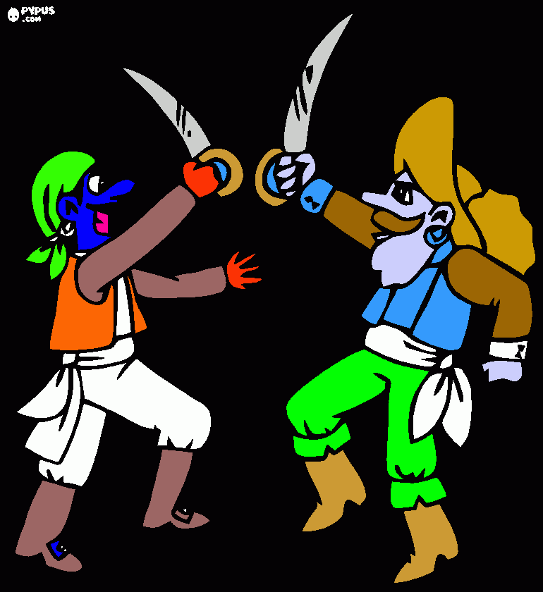 Omalovánka piráti od Růženky