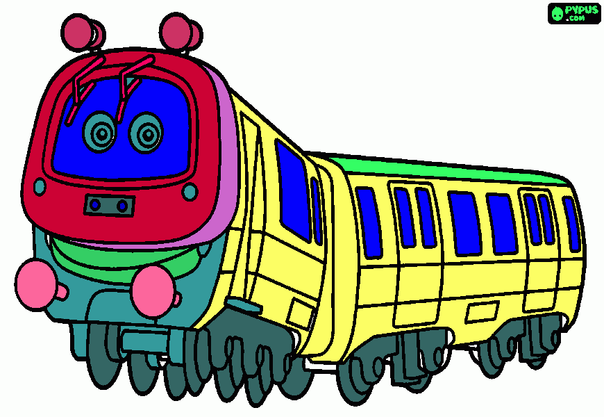 Omalovánka pokakanej brousek