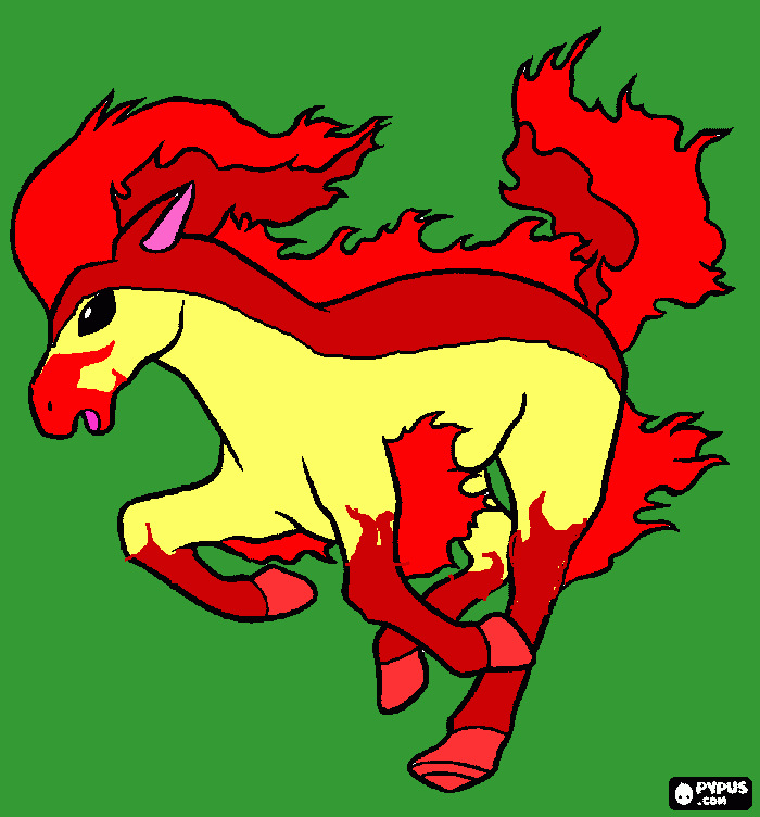 Omalovánka pokemon kun s doplnenim