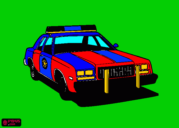 Omalovánka policejní fárko