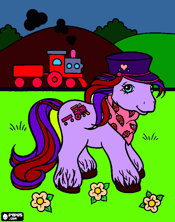 Omalovánka ponik pro tebe