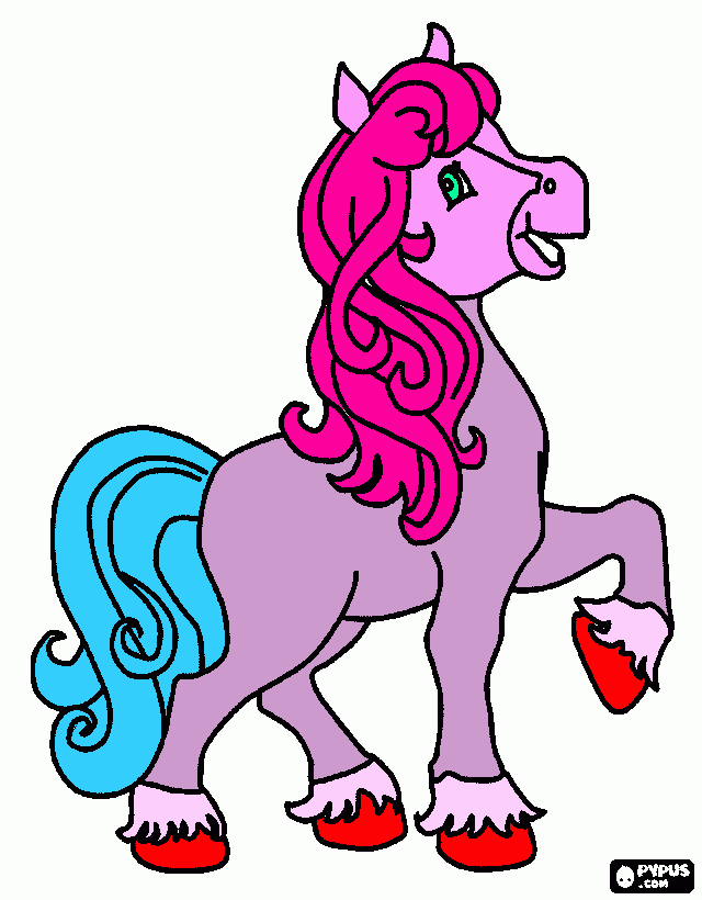 Omalovánka ponny for you daddy