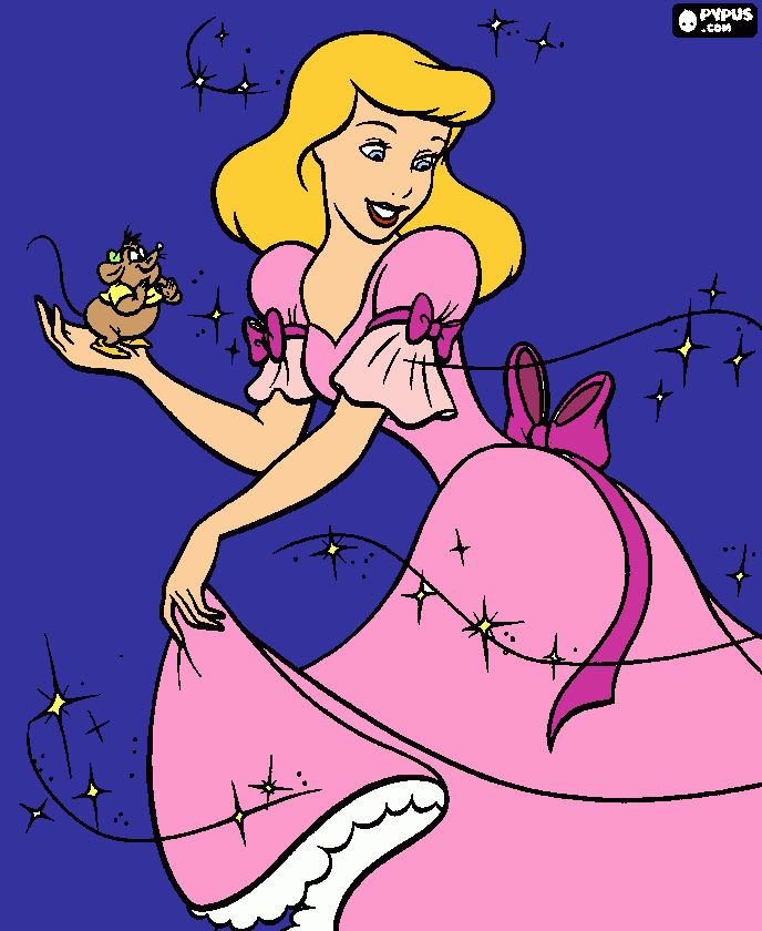 Omalovánka popelka1