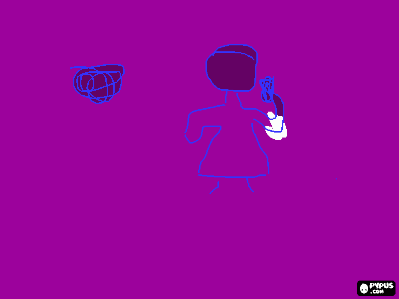 Omalovánka postavicka