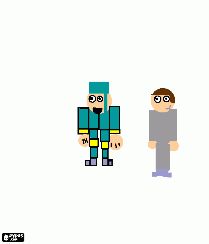 Omalovánka Postavičky