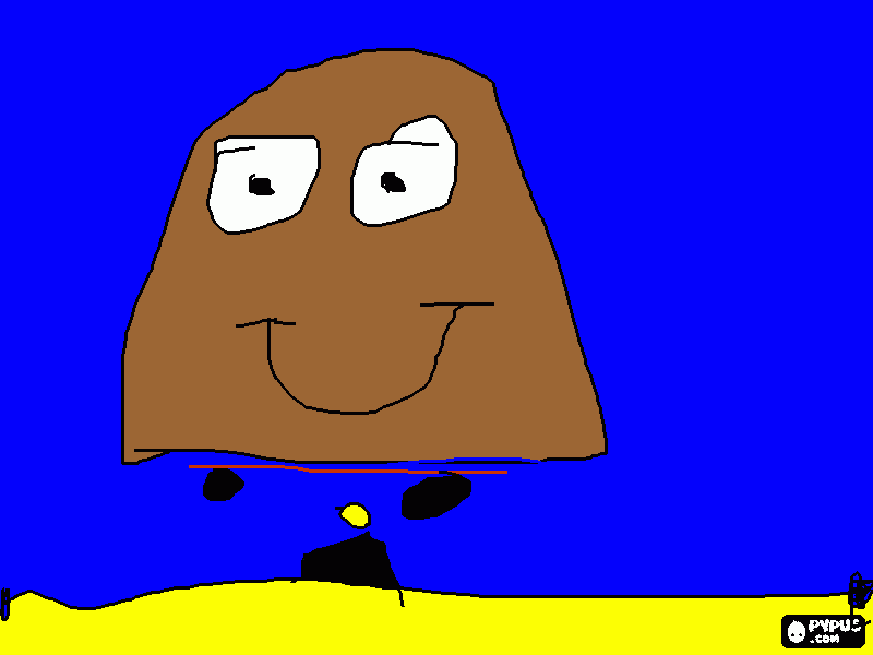 Omalovánka pou na skejtu