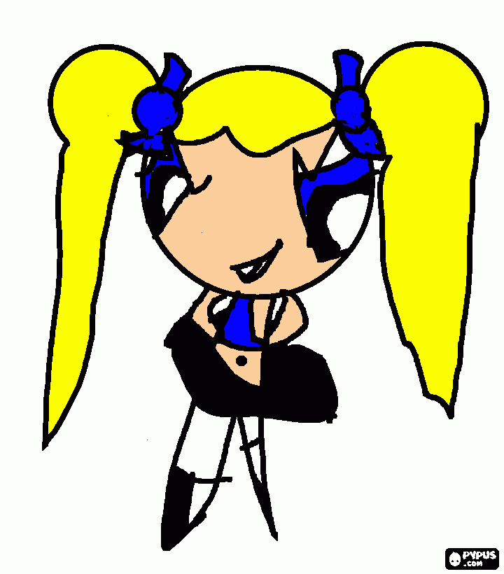 Omalovánka Powerpoof girl