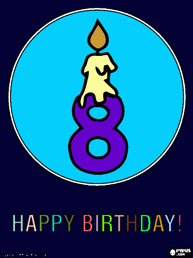 Omalovánka Pozvánka na narozeninovou párty