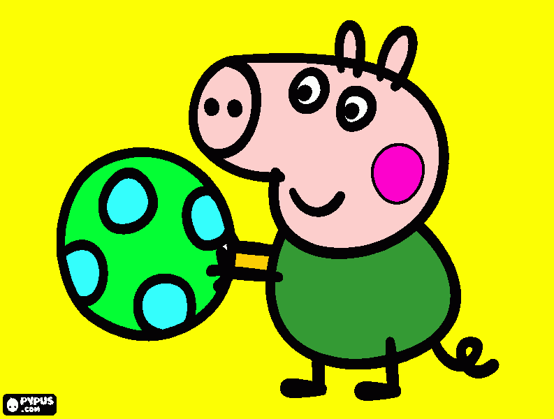 Omalovánka Prasatko s micem