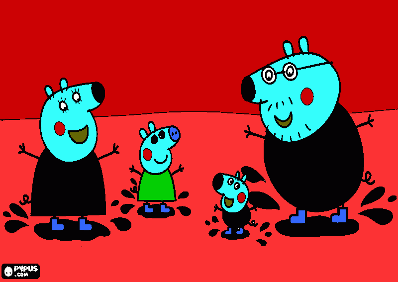 Omalovánka prase peppa od Vikiho