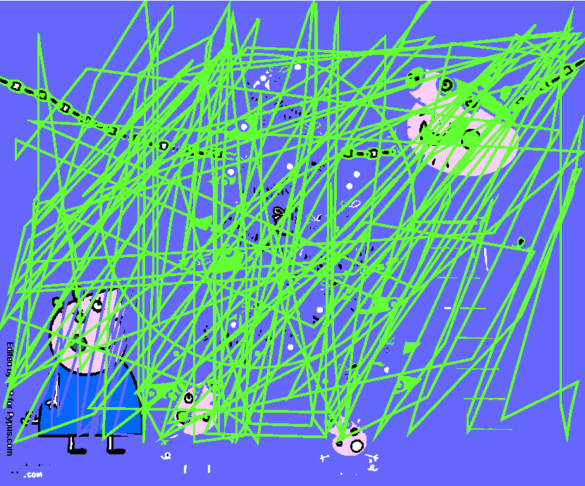 Omalovánka Prasátka za pavučinou