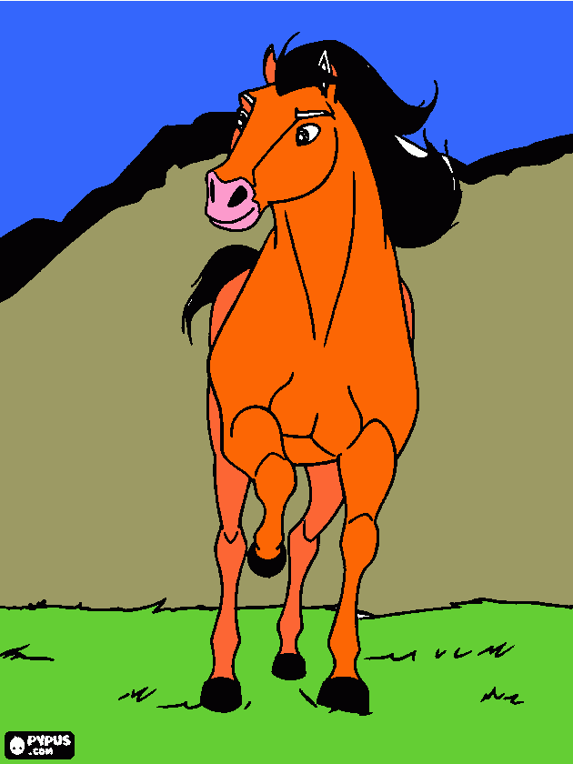 Omalovánka pre maminku Spirit