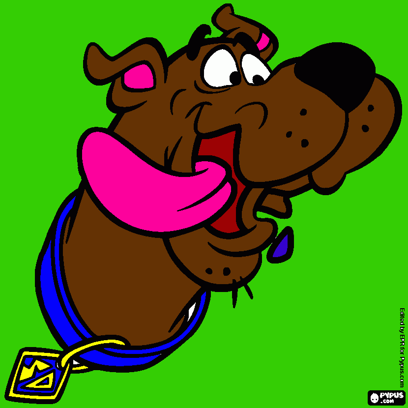 Omalovánka prima scooby doo