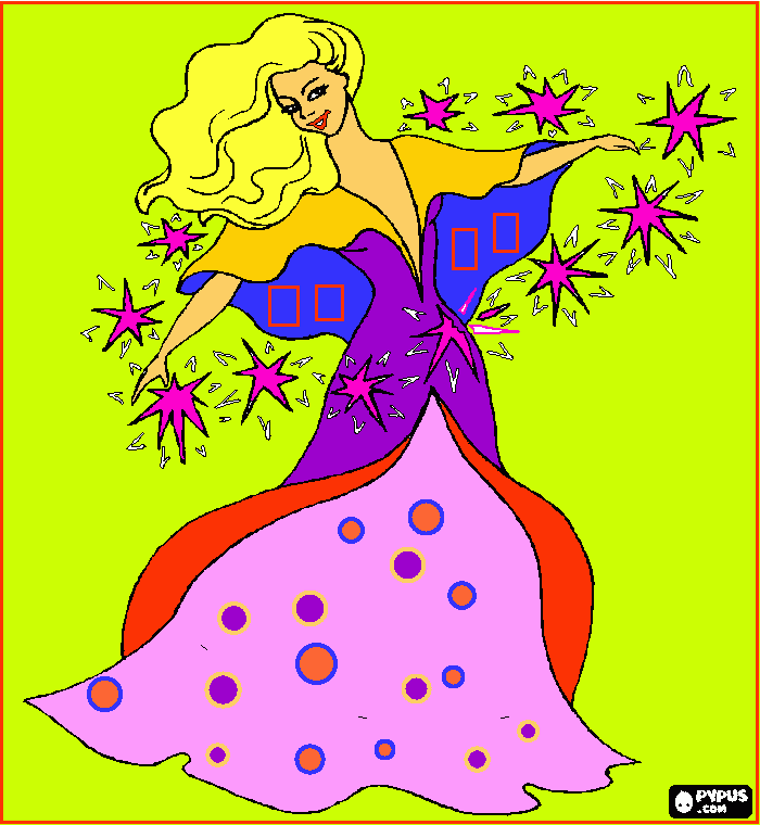 Omalovánka princezna od Janičky