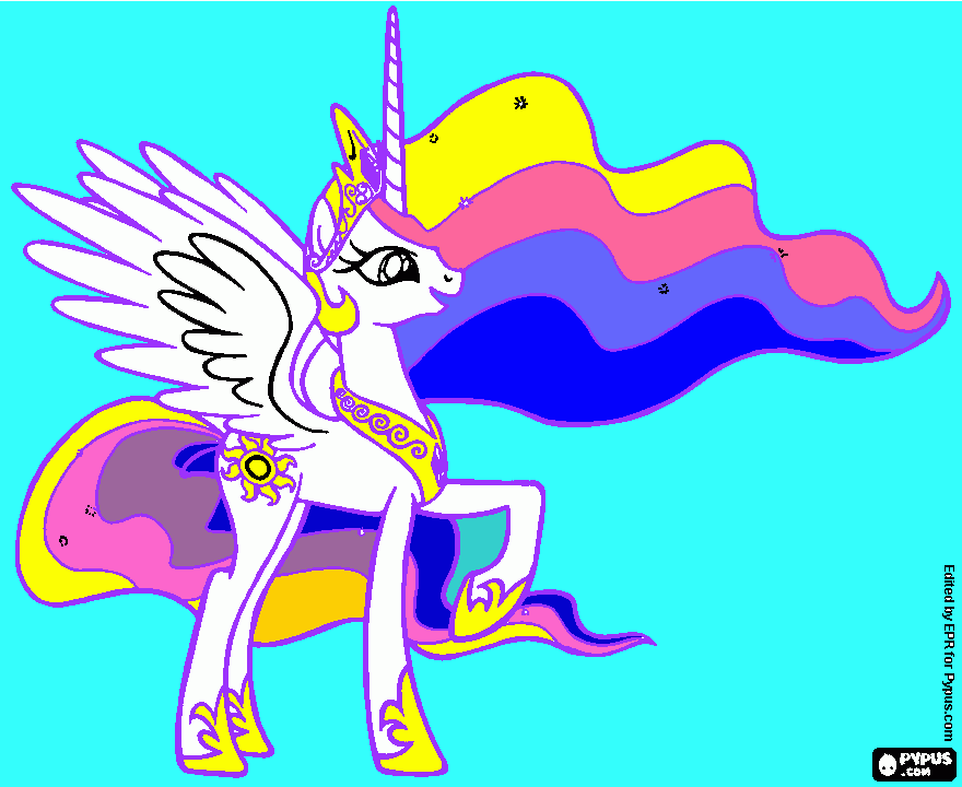 Omalovánka Princezna Salestia