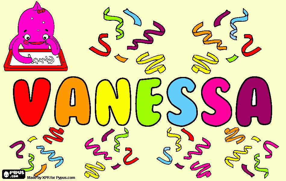 Omalovánka pro Vaness