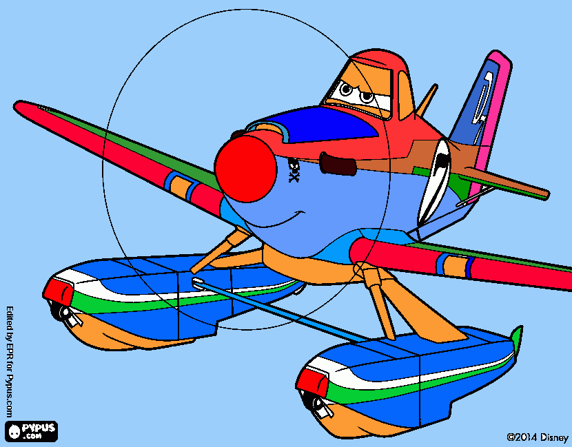 Omalovánka Prášek s plováky