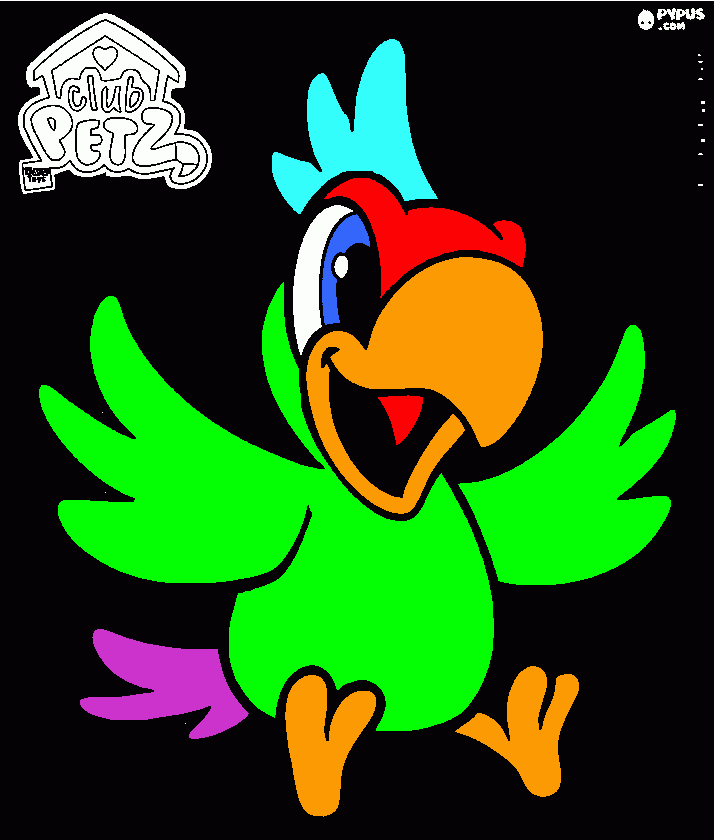 Omalovánka ptacek pepik