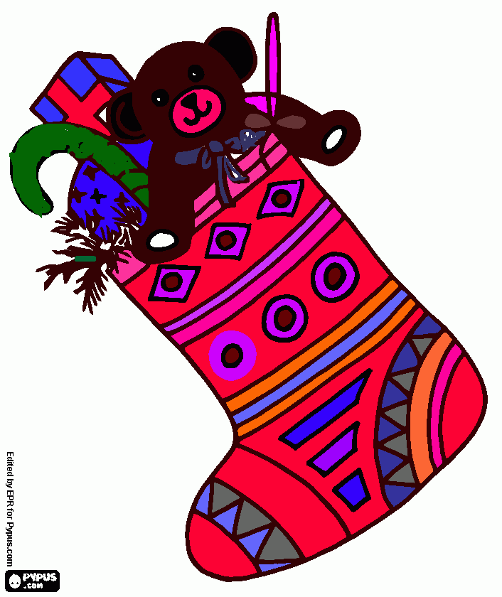 Omalovánka punčocha