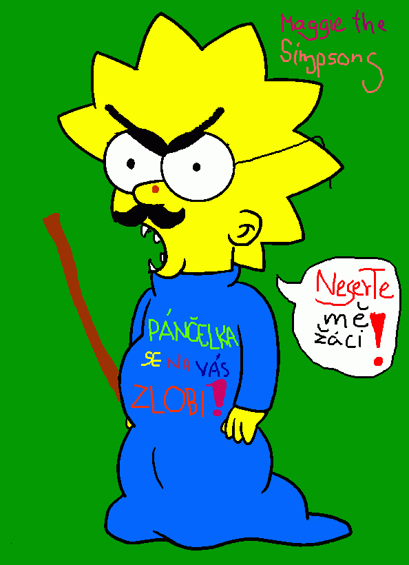 Omalovánka pánčelka se na vás zlobí 