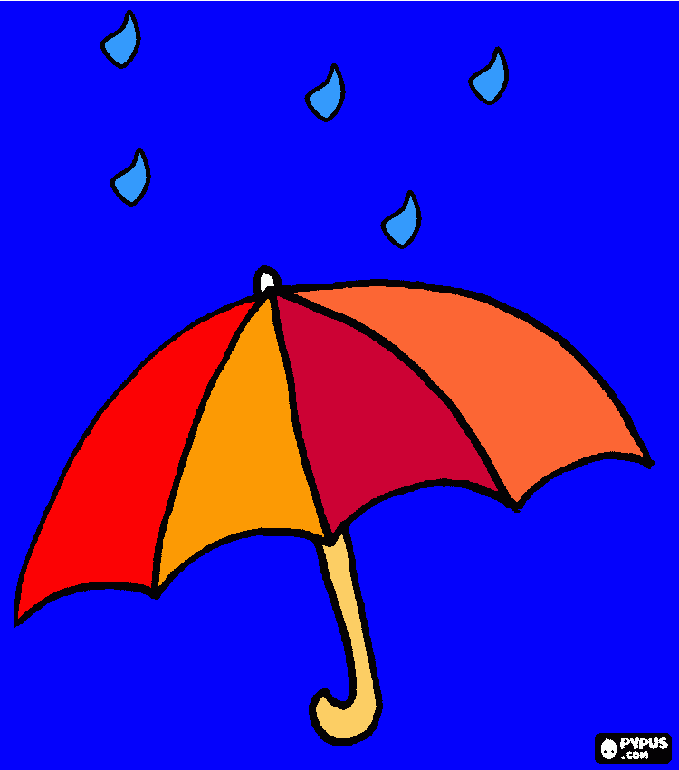 Omalovánka pěkný počasí