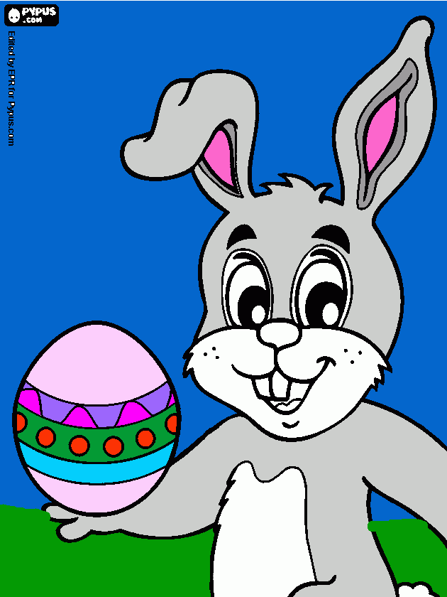 Omalovánka přeji Vám za mě i za celou rodinu veselé Vlikonoce
