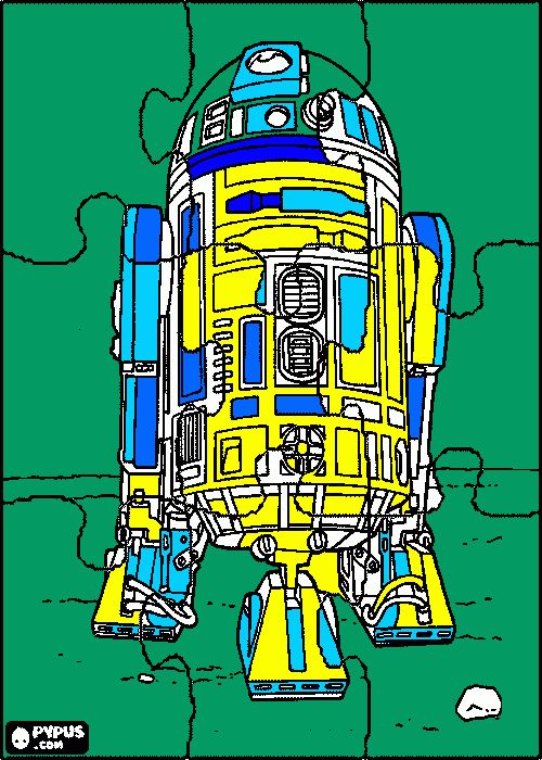Omalovánka R2-D2