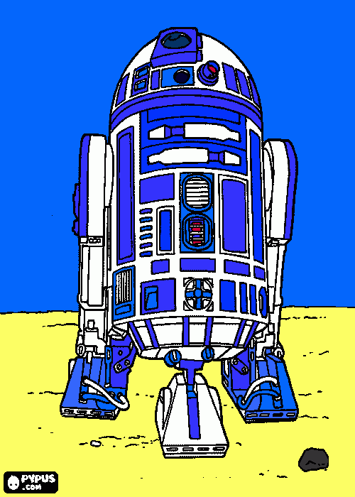 Omalovánka R2D2