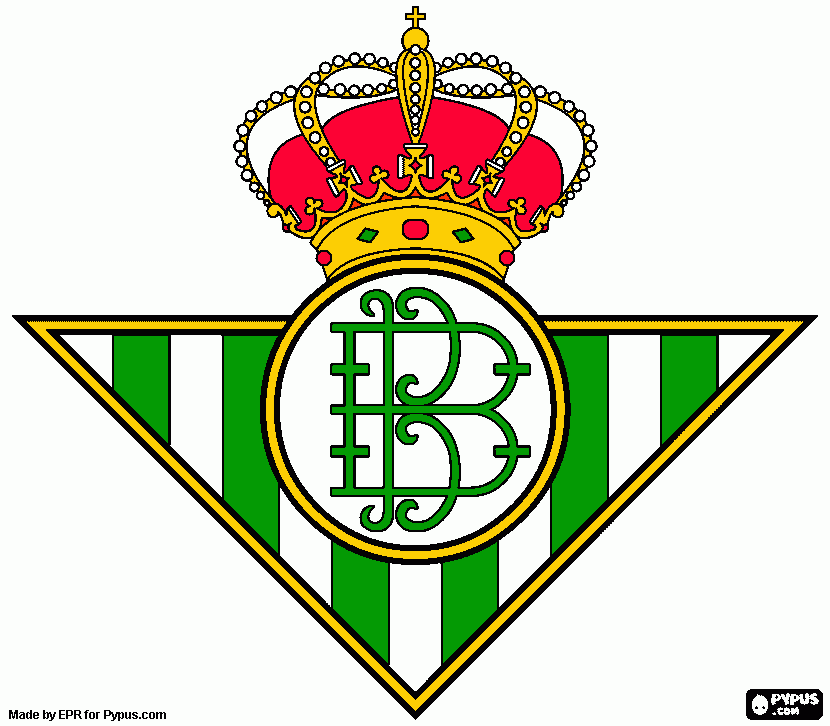 Omalovánka Real Betis Balompié