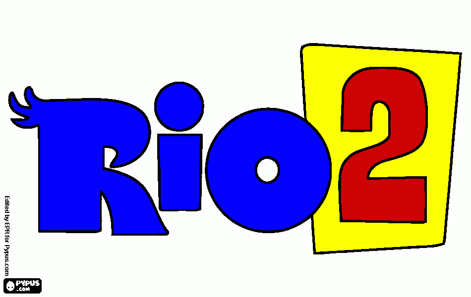 Omalovánka Rio 2