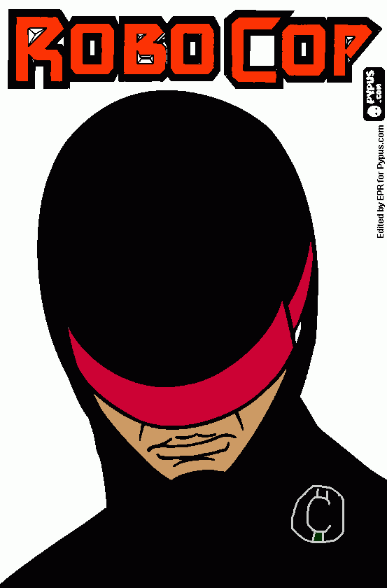 Omalovánka Robocop