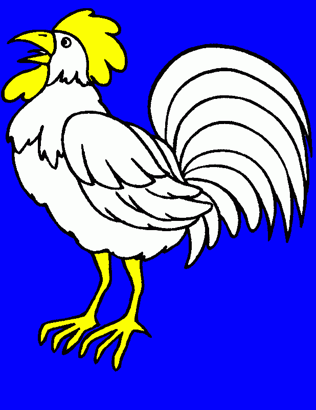 Omalovánka rooster