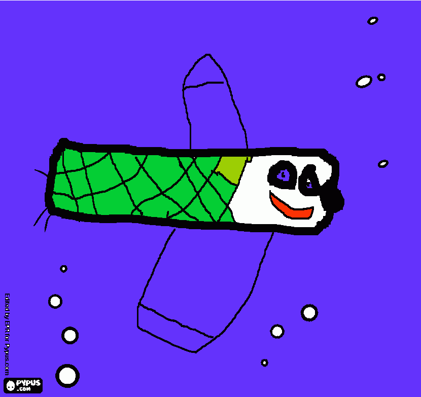 Omalovánka ryba v moři